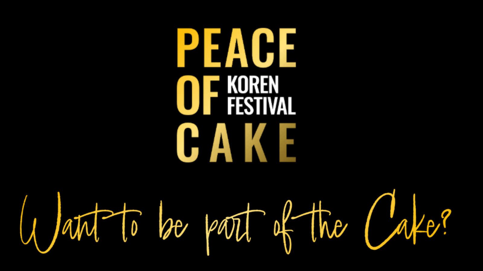 Peace of Cake Korenfestival - Christmas Edition